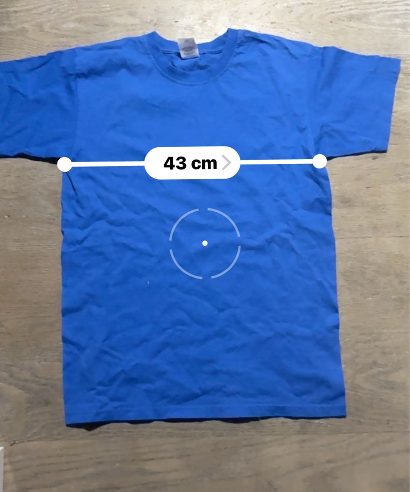 Fruit of the Loom T-shirt S – bawełna, niebieski