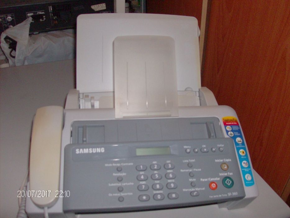 Fax c/telefone novo da samsung modelo SF 360