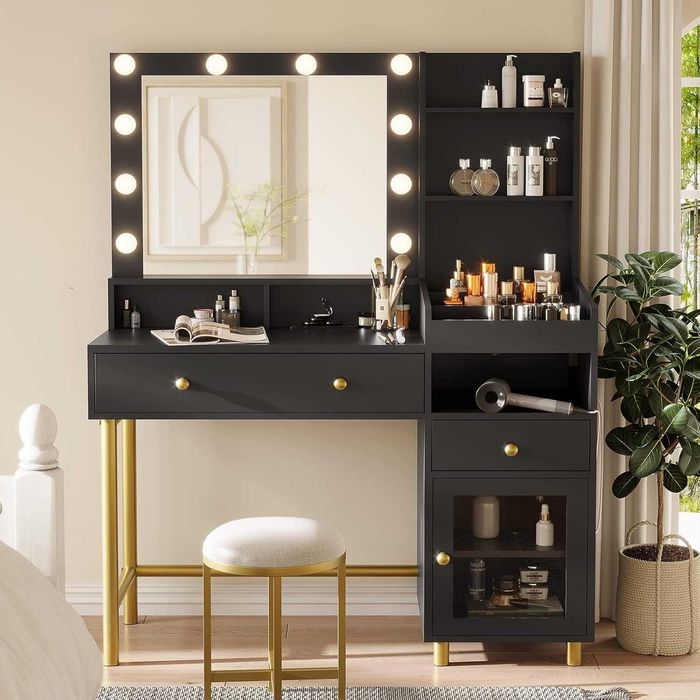 Nowa toaletka z oświetleniem / lustro LED / komoda / makijaż !N233!