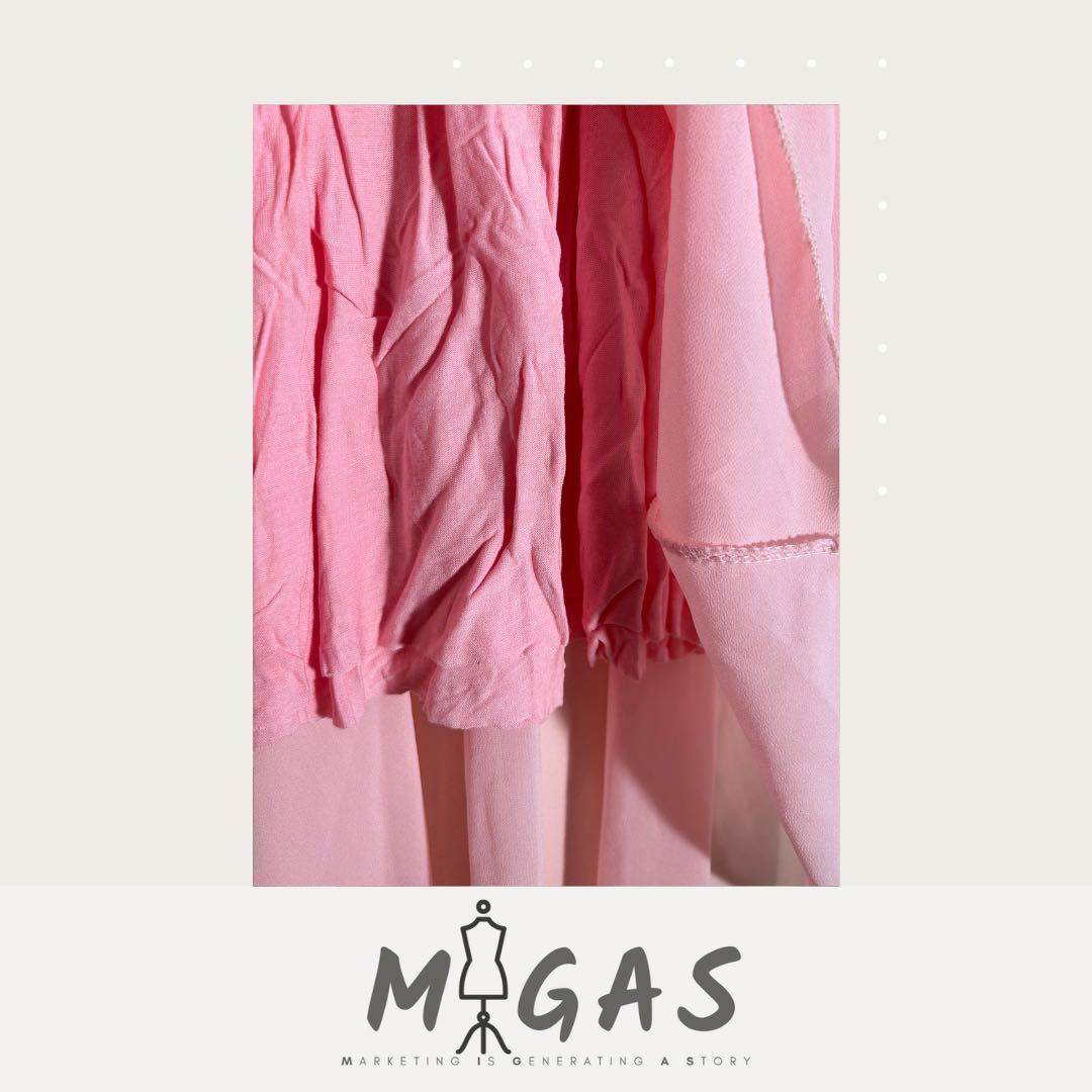 Vestido Rosa Renda