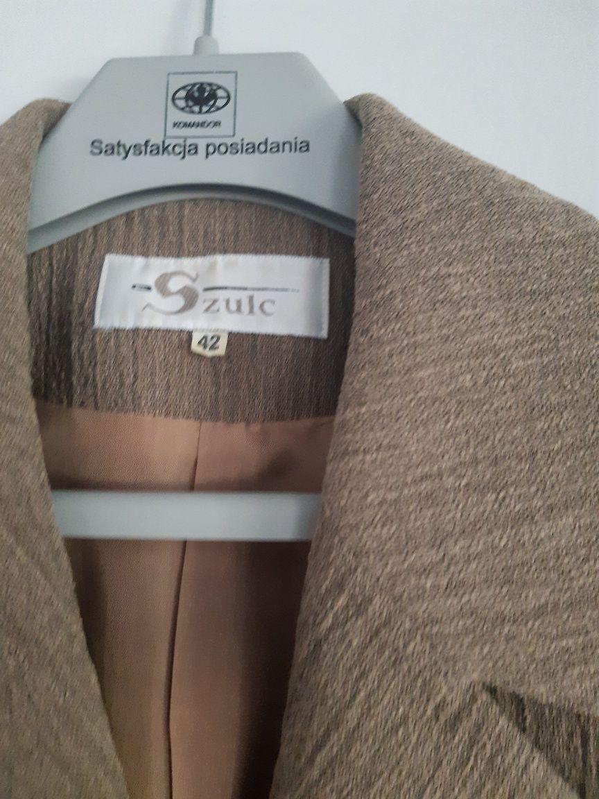 Marynarka, khaki. Szulc. 42 rozm.
