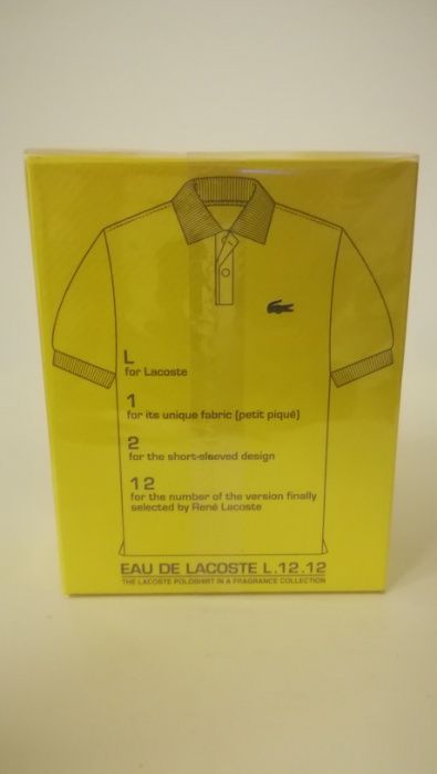 EAU de Lacoste L.12.12 JAUNE - 100ml (HOMEM)