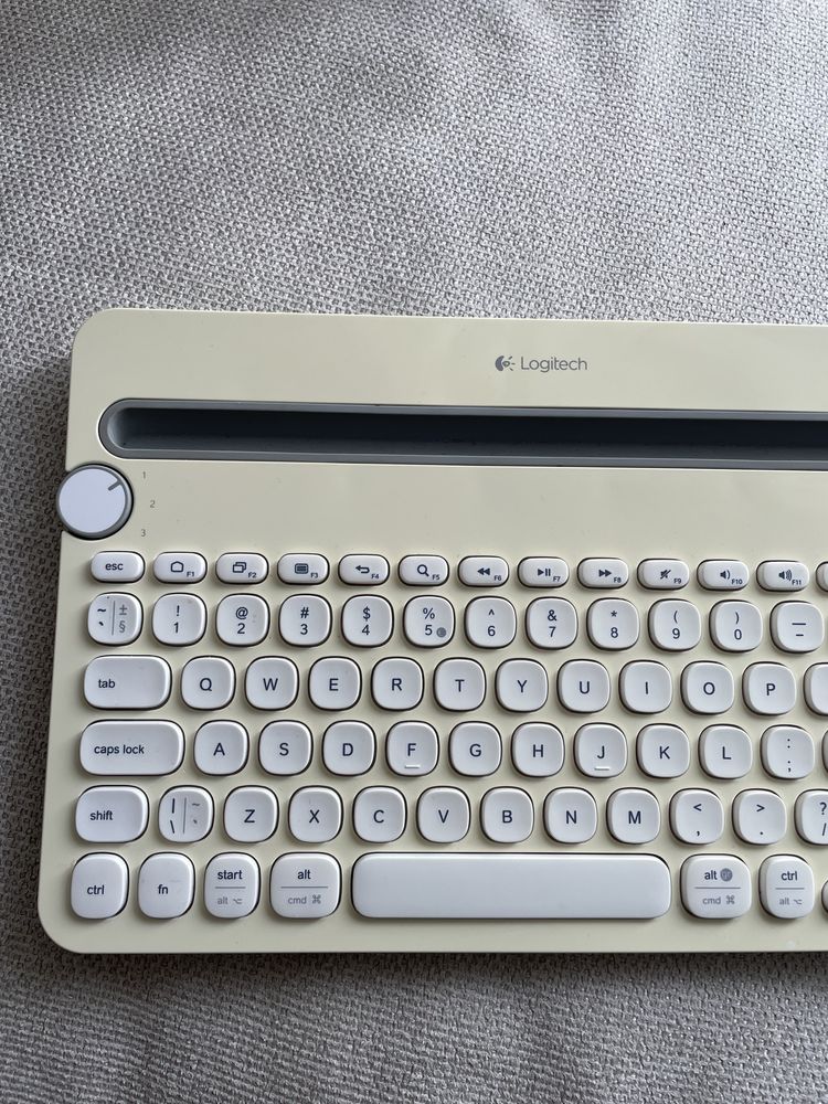 Klawiatura bezprzewodowa Logitech K480 masełkowa
