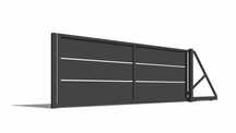 Brama przesuwna modułowa Modern 3m 4m 5m 6m