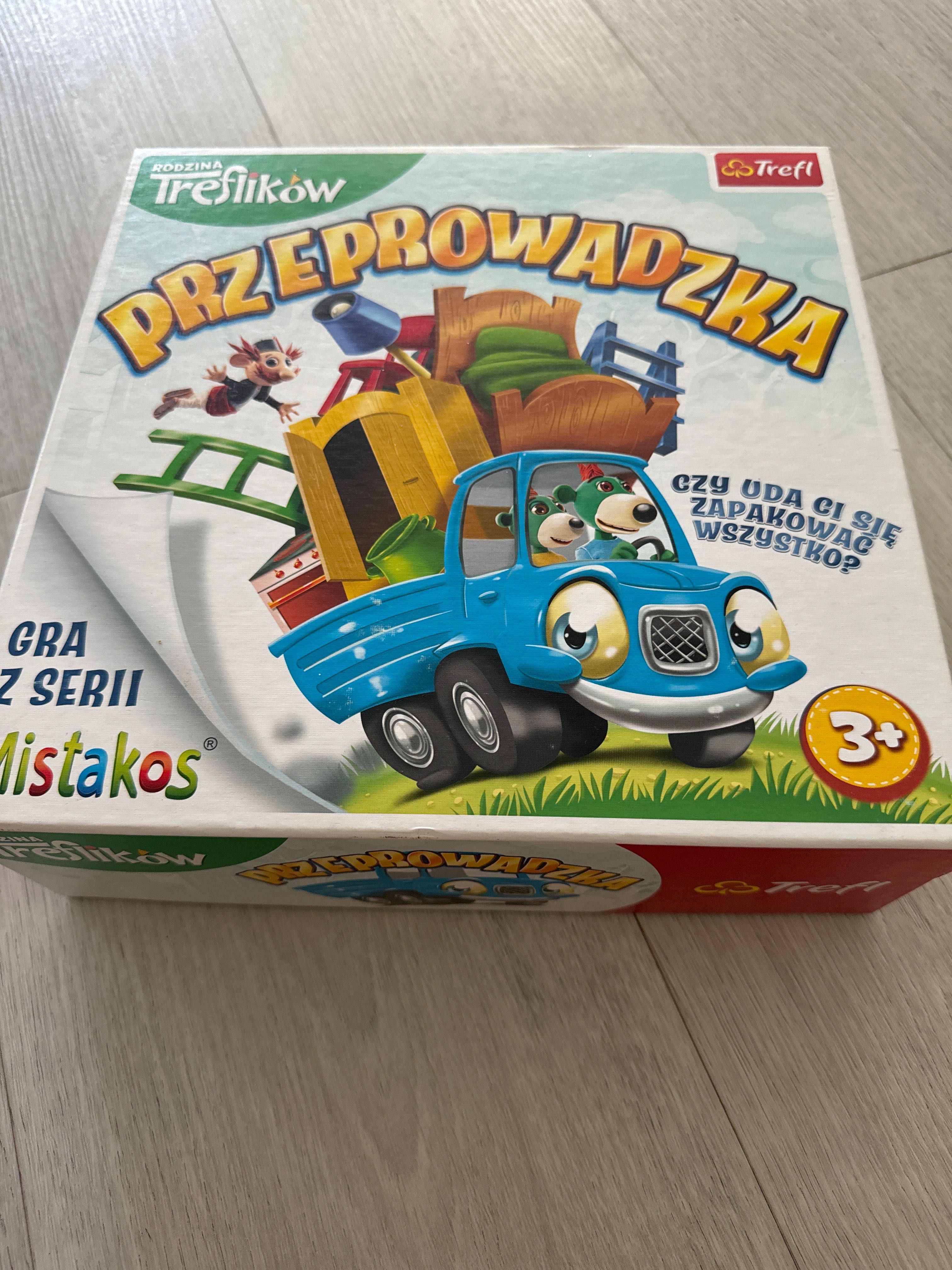 Gra przeprowadzka  rodzina treflików