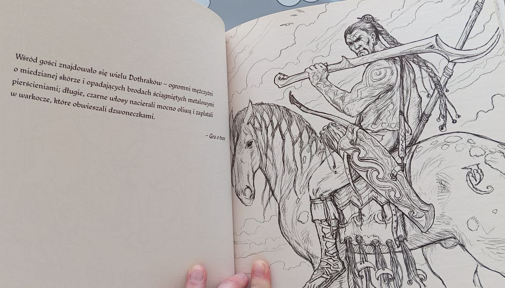 Kolorowanka Gra o tron Martin