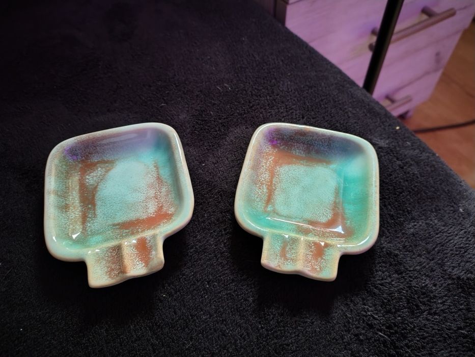 Ceramicze popielniczki lata 70