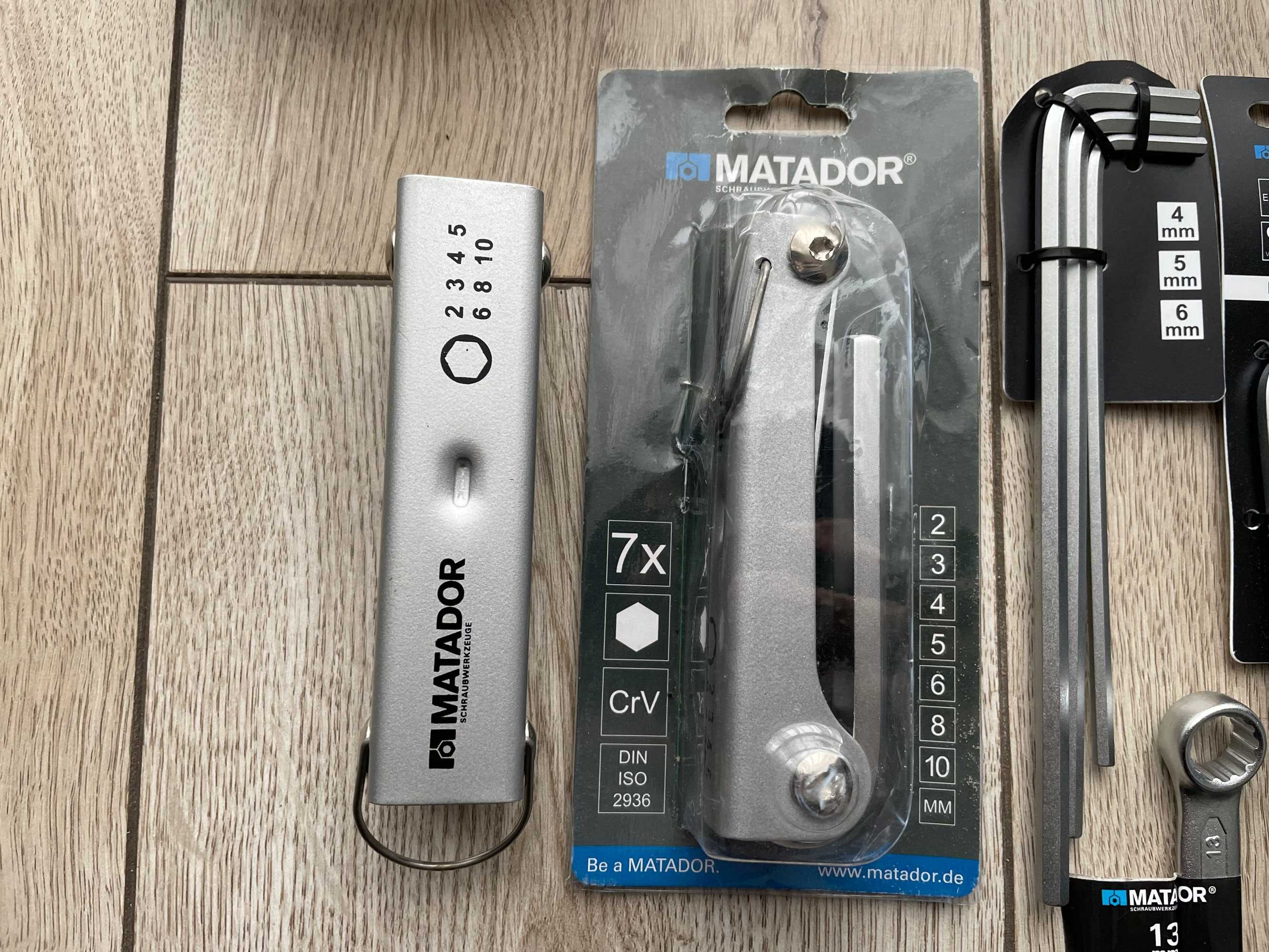 Наборы шестигранных ключей Matador
