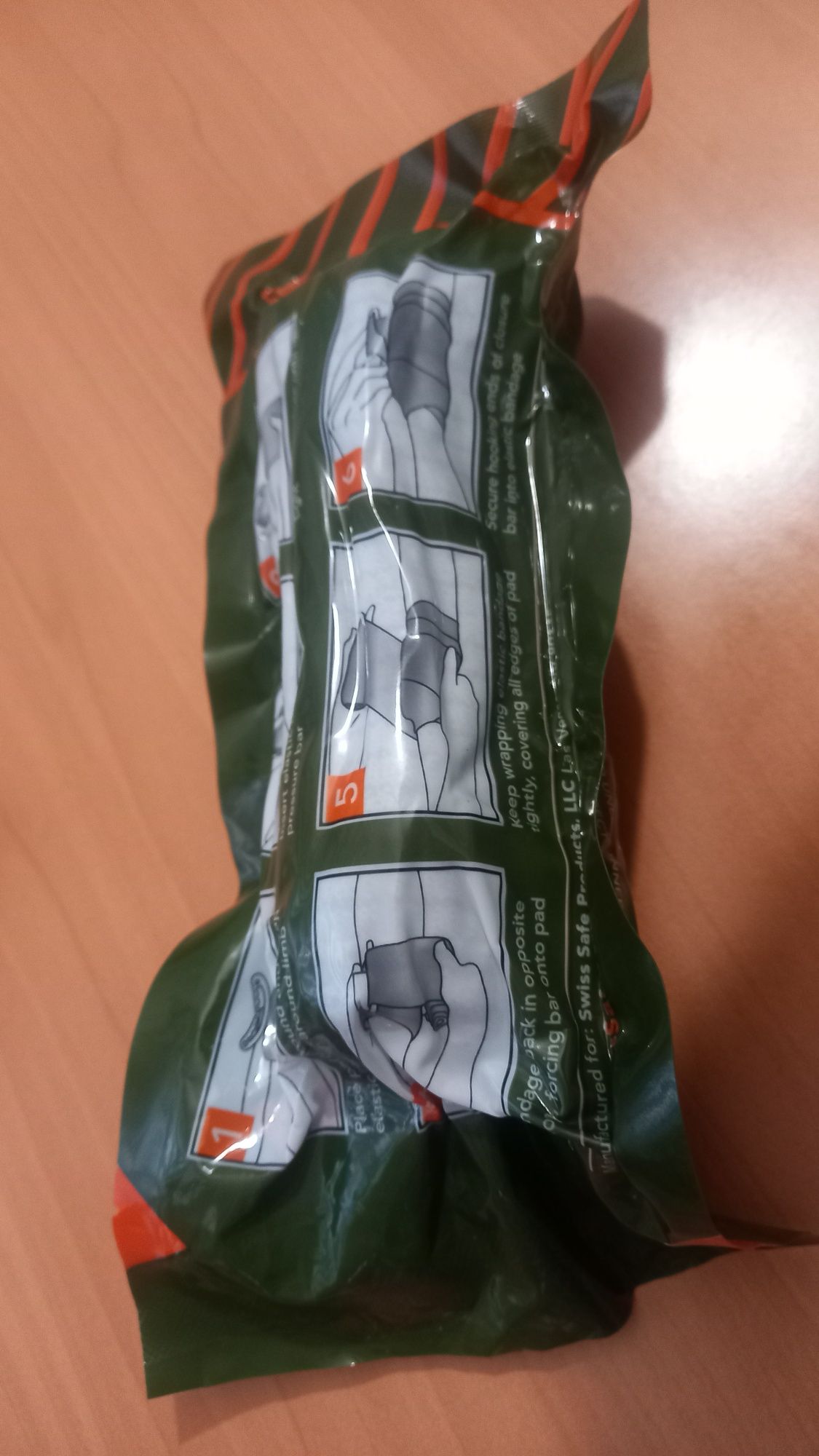 Медичний компресійний бандаж COMPRESSION BANDAGE Swiss safe emergency