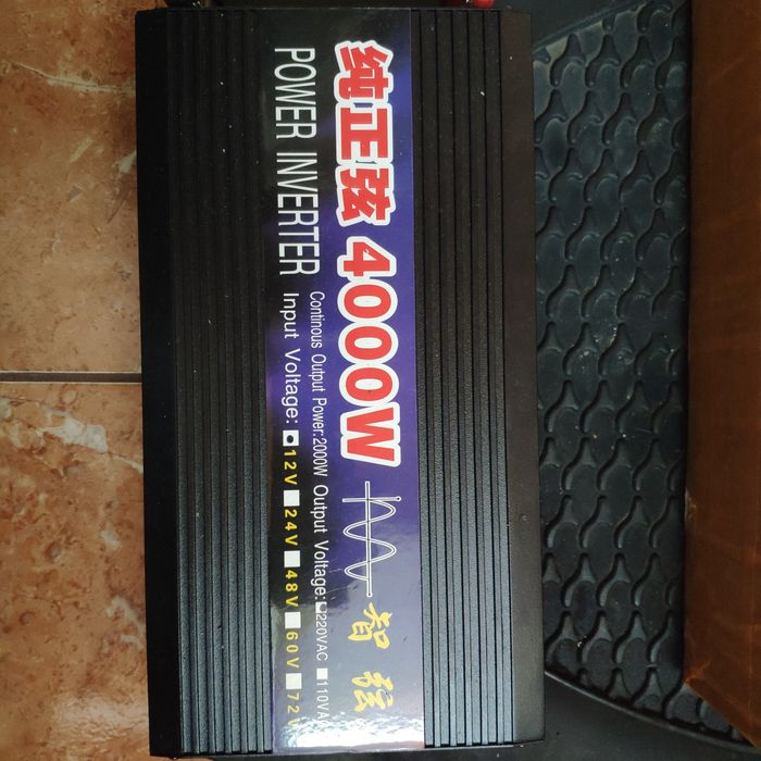 Инвертор Інвертор перетворювач живлення з 12в на 220в з чистим сінусом