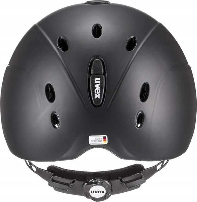 UVEX ONYXX Kask jeździecki do jazdy konnej czarny 49 - 54 cm