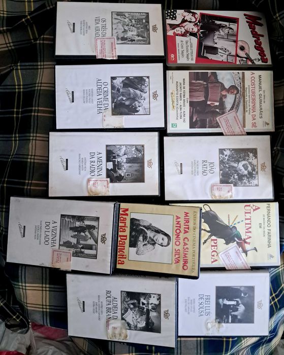 Originais Filmes Clássicos Portugueses Cassetes VHS