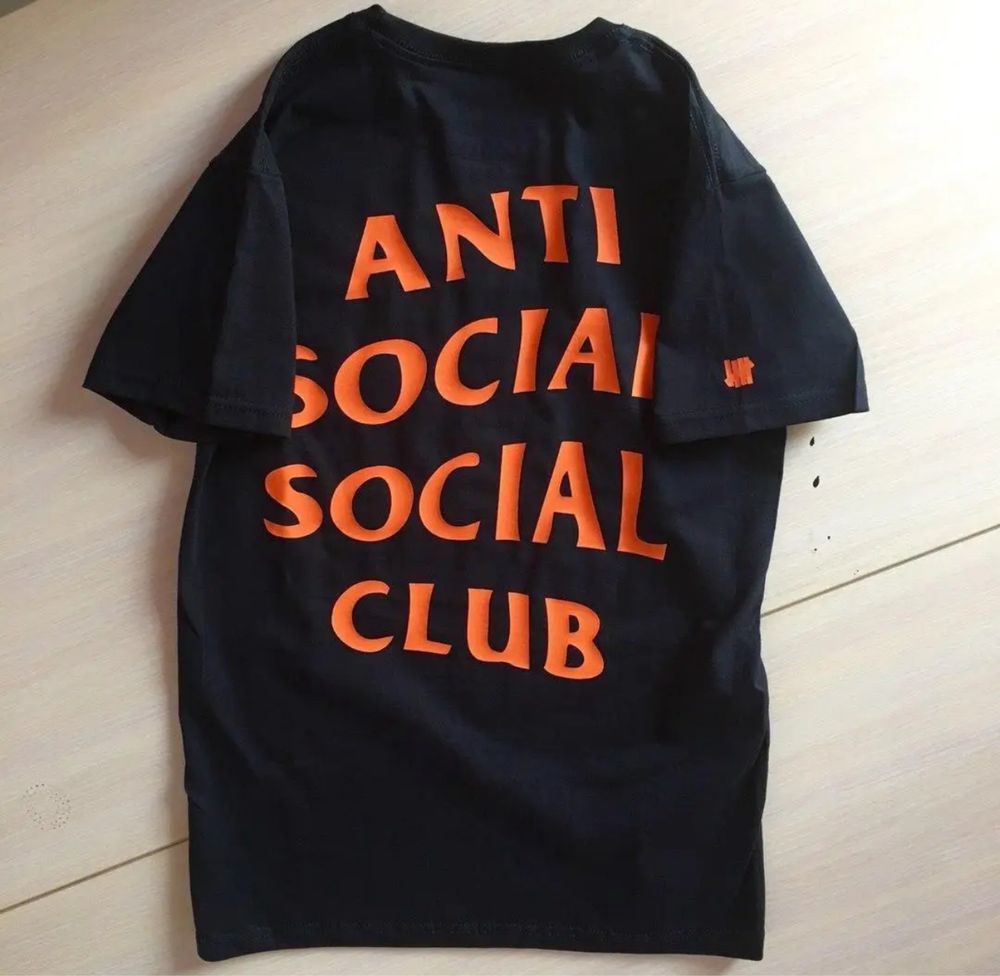 Мужские футболки ASSC Чорна футболка Anti Social Social Club унисекс