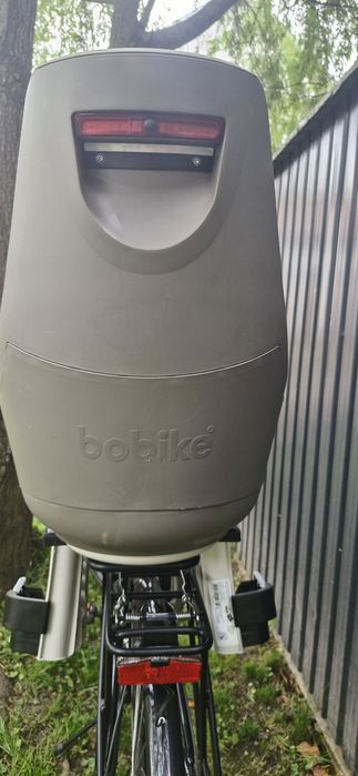 BOBIKE Fotelik rowerowy Exclusive Maxi PLUS 1P rama safari chick