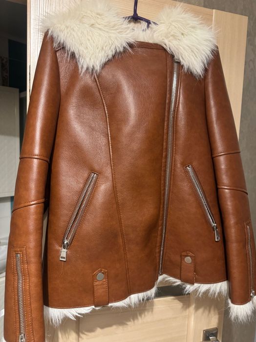 Жіноча дублянка авіатор автоледі