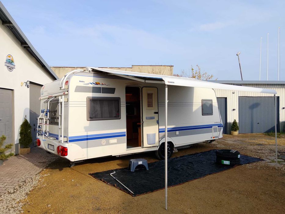 Hobby-560-Markiza-Mover-Bagażnik-Wc-Prysznic-Dmc 1450kg.Gwarancja.