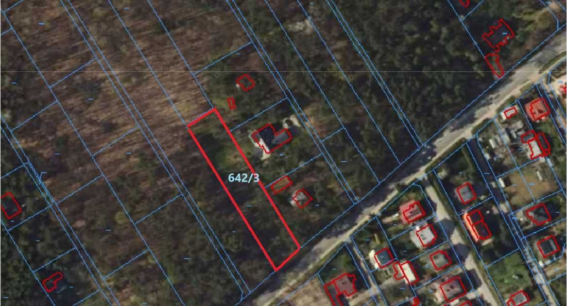 Działka budowlana z mediami przy lesie, 2369m2, Justynów