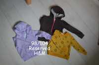 Bluza Reserved 98 + bluza H&M 98/104