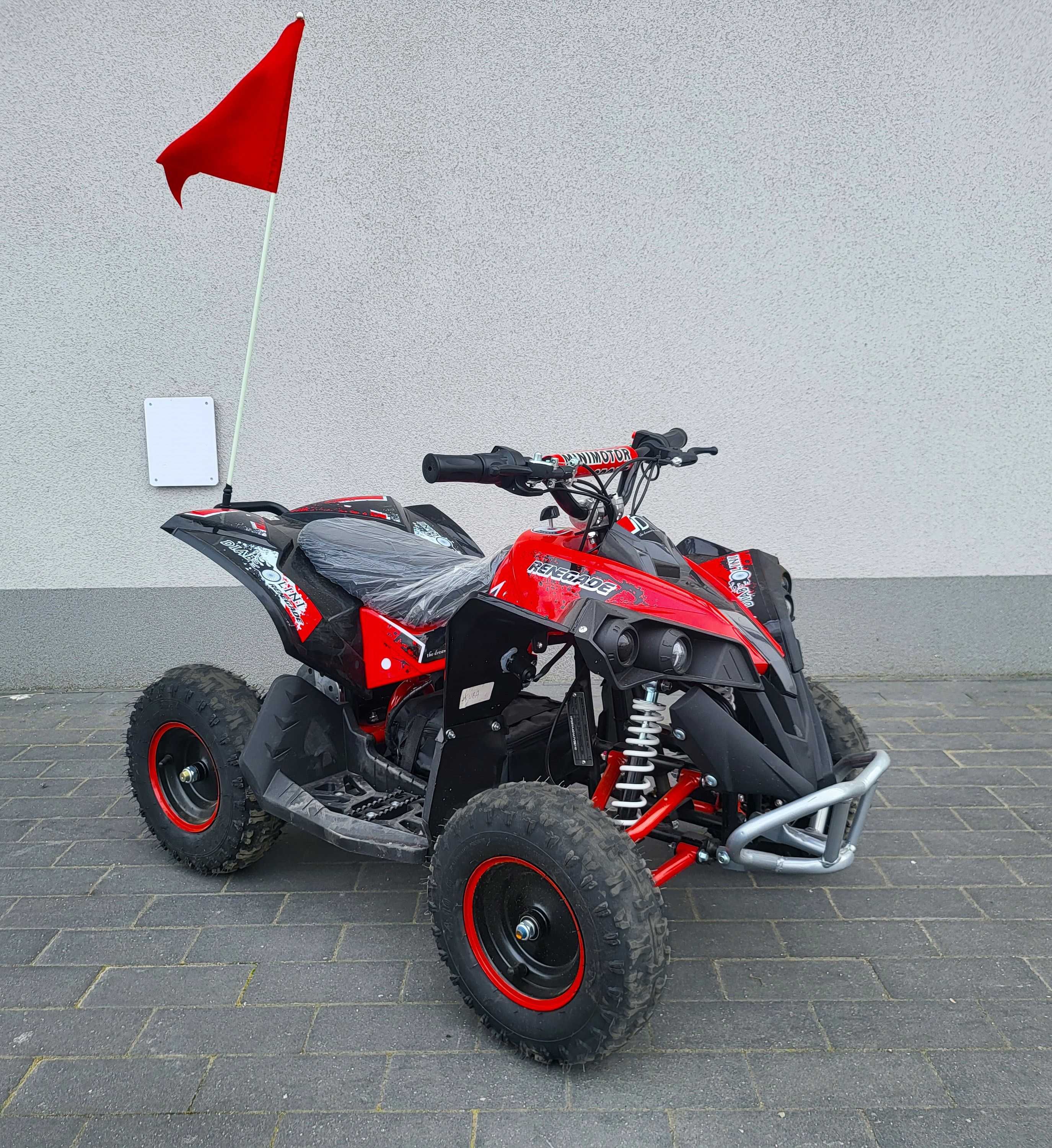 Quad Elektryczny Varia 1000W Niebieski, Różowy, Zielony