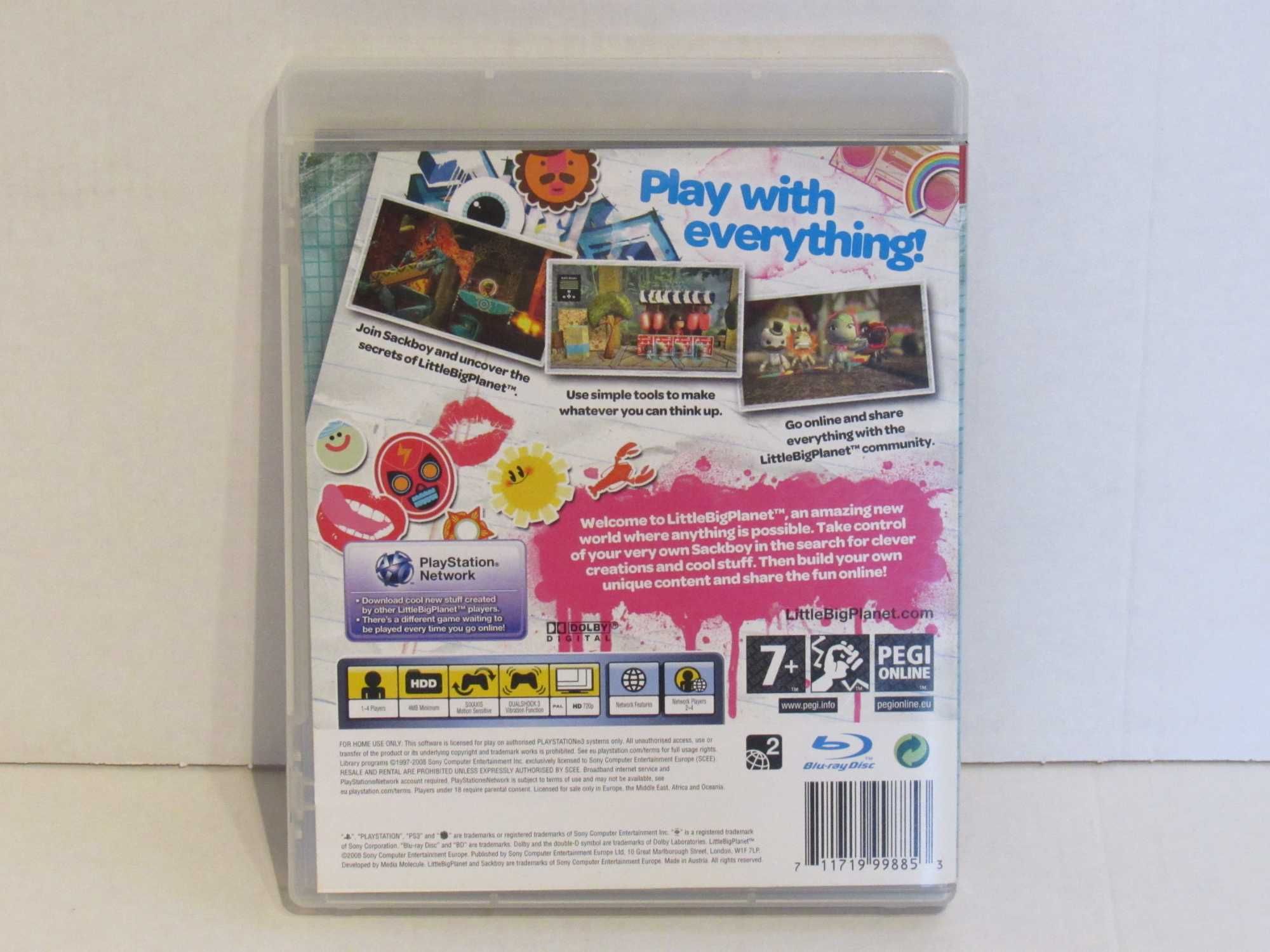 Jogo Playstation 3 PS3 Little Big Planet completo testado