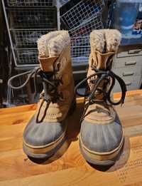 Buty skórzane/śniegowce Sorel Caribou nr 33 - 20.5cm