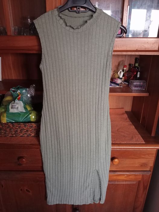 Vestido verde seco Shein