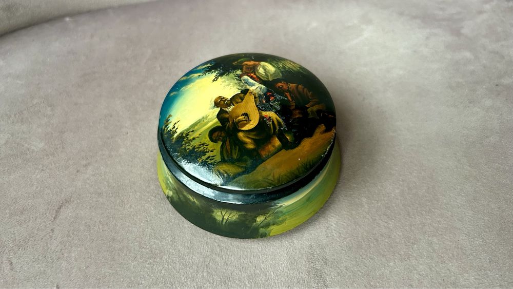 Шкатулка для прикрас, ручна робота, розпис