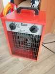 Aquecedor com ventilador industrial eléctrico, portátil 3 kW 150 m³/h