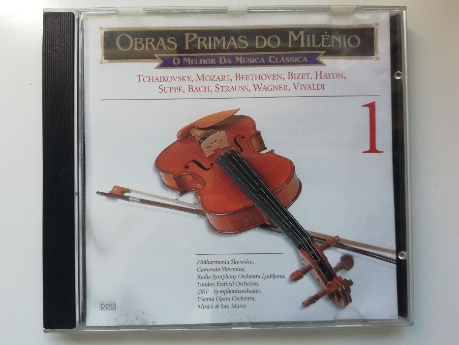 CD - "Obras Primas do Milénio" (música clássica)