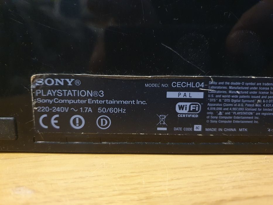 PS3 FAT Gry 1000 GB CECHL-04