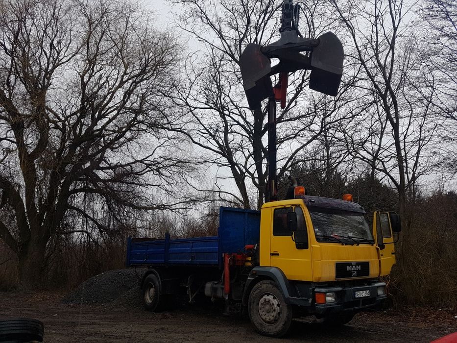 Transport wywóz wywrotka hds łyżka gruz gruzu ziemia odpady śmieci BDO