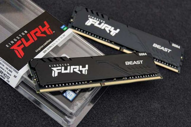 ТОП! DDR4 Kingston Fury Beast 8/16/32 GB 3000/3200/3600 MHz Гарантія!