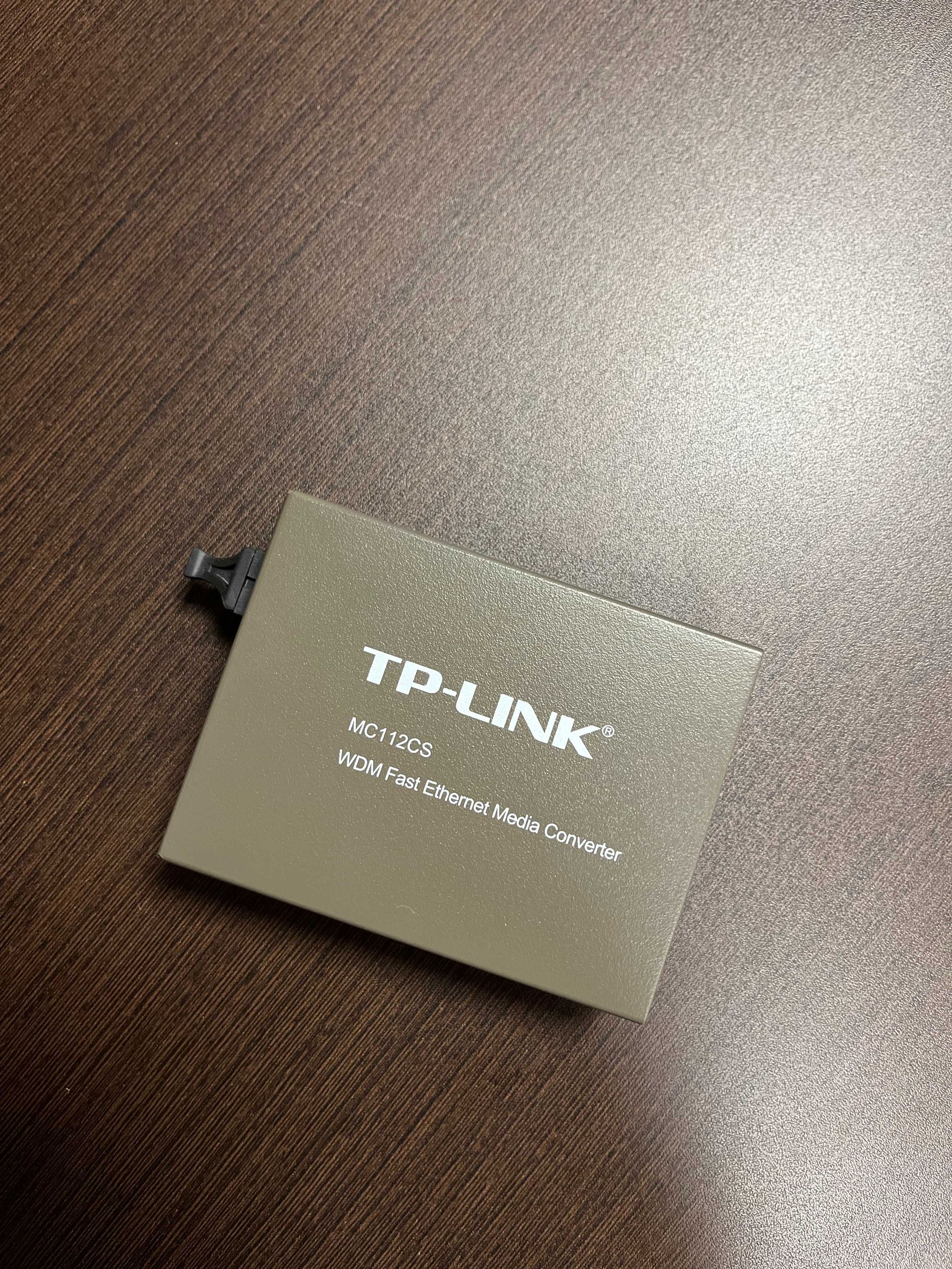 TP-LINK 10/100Mbps WDM Media Converter Fibra RJ45 MC112CS