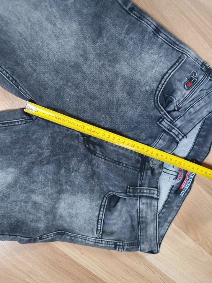 Długie Spodnie Dżinsy Skinny jeansy męskie 32 Modne