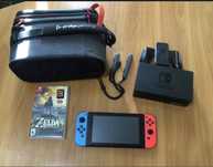nintendo swith v2 + аксесуари + zelda Breath of the wild