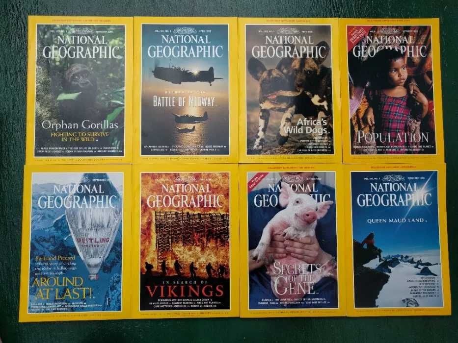 Revistas National Geographic USA 1994 a 2000