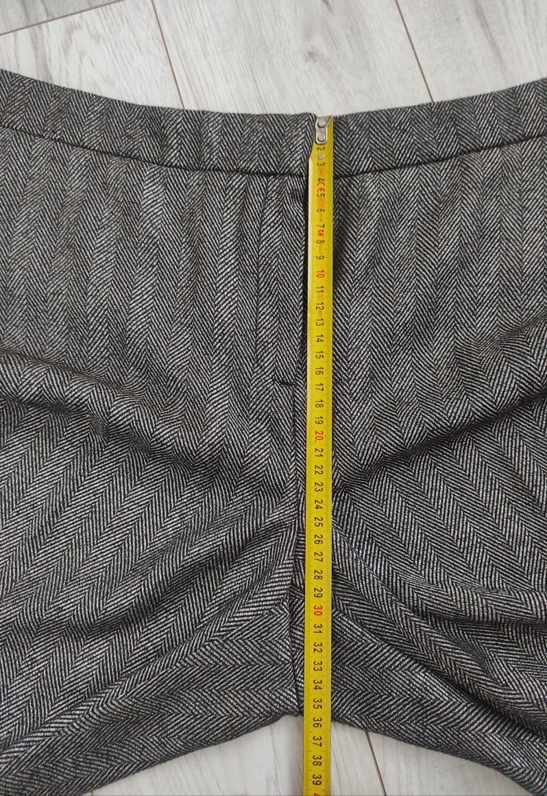 Szare eleganckie spodnie damskie, plus size, Punt Roma, r 48/50
