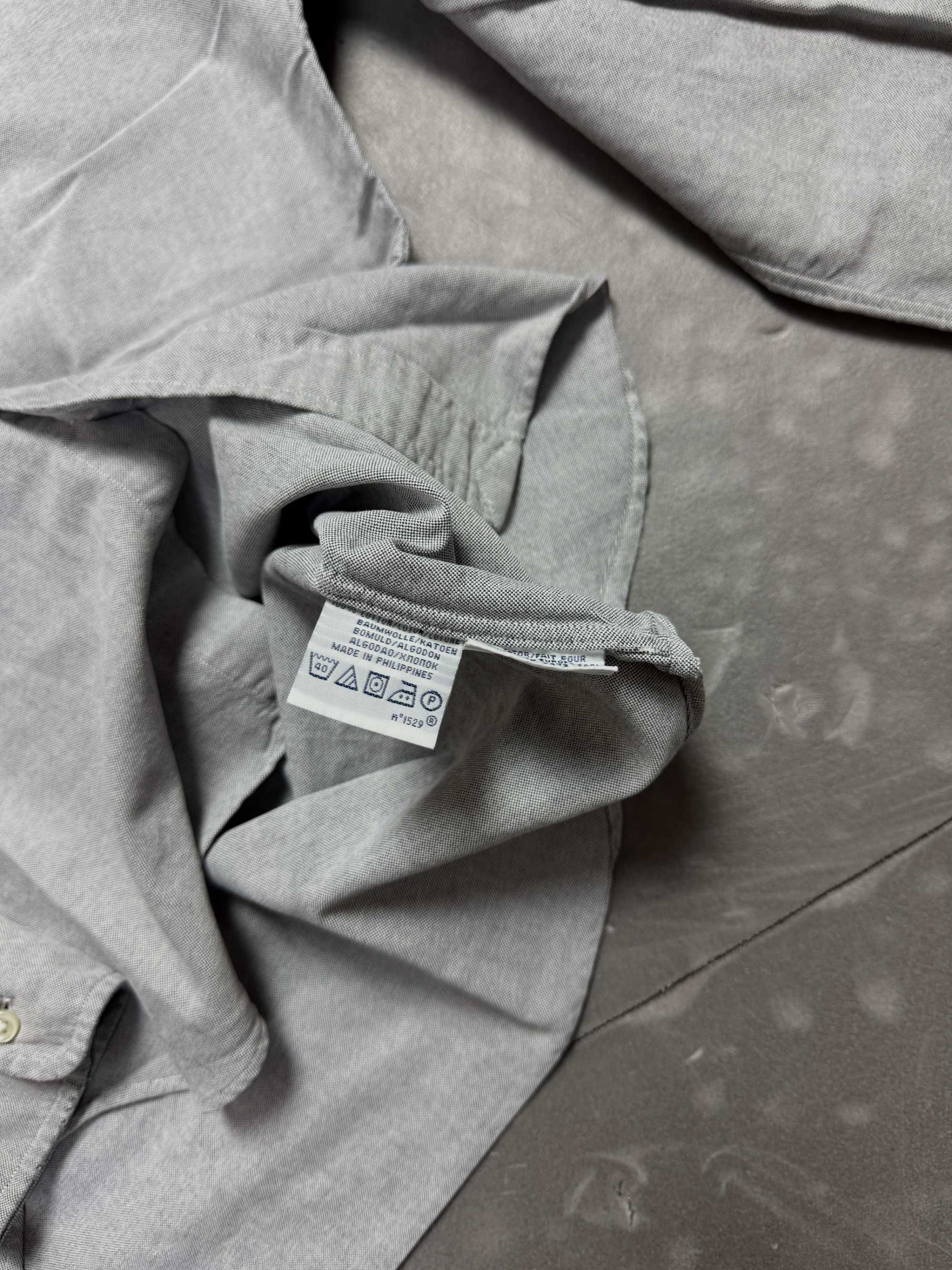Ralph Lauren szara elegancka koszula z haftem (M/L) streetwear y2k 90s