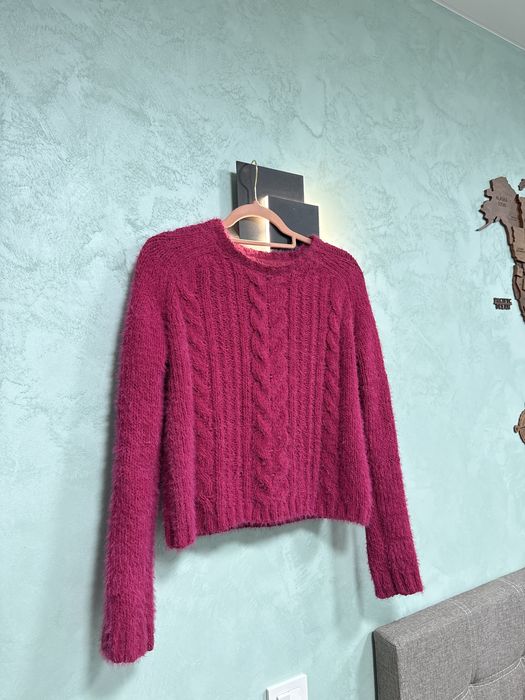 Рожевий светр зимовий