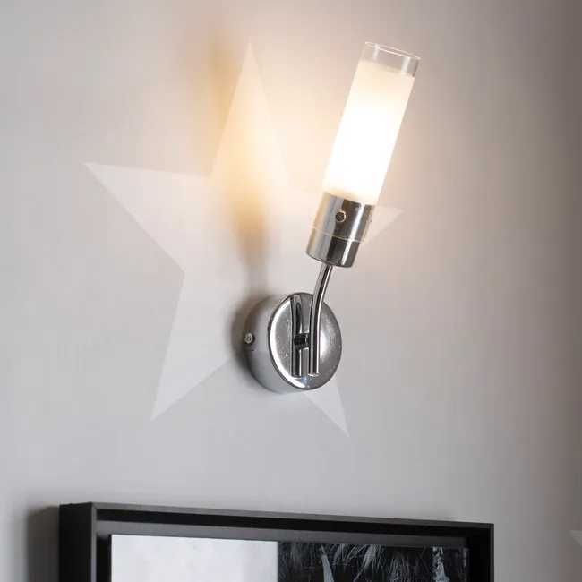 2 Luminarias / Apliques de Parede Elemento Cromado – Novos na Caixa