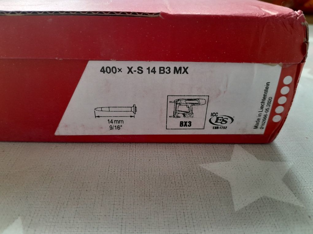 Цвяхи Hilti X-S 14 B3 MX (400шт.)