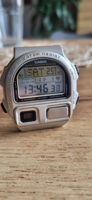 CASIO BP-100 pomiar pulsu itp