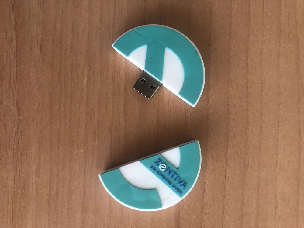 Pen drive USB redonda