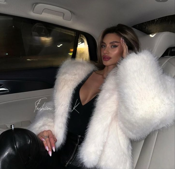 Сама трендова Еко шубка з Premium хутра Tissavel під песця