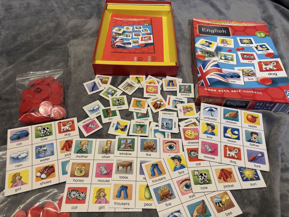 Gra edukacyjna Angielskie Bingo 5-8 lat