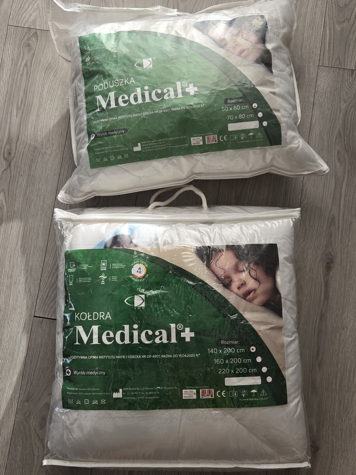 Medical+ zestaw kołdra i poduszka