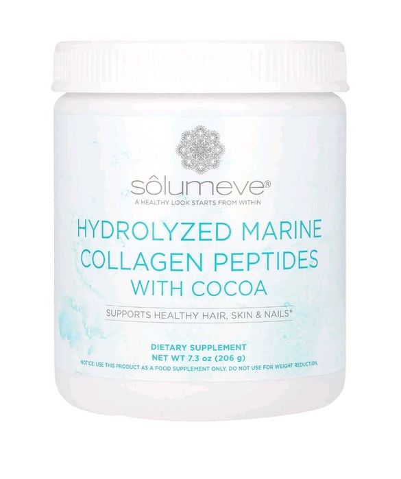 Колаген морський Solumeve, пептиди морського колагену з какао 206г США