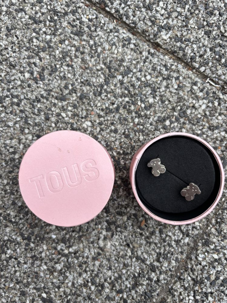 Kolczyki tous - - certyfikat srebrne