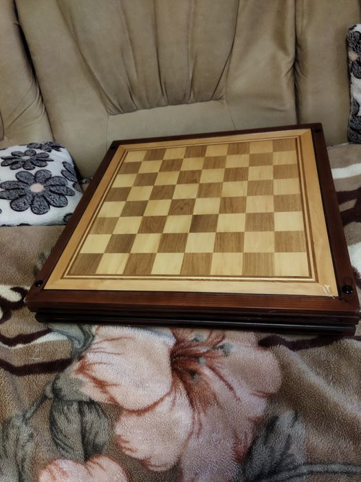 Картина шахматы Гарри Поттер доска. Ручная работа фигуры покупные