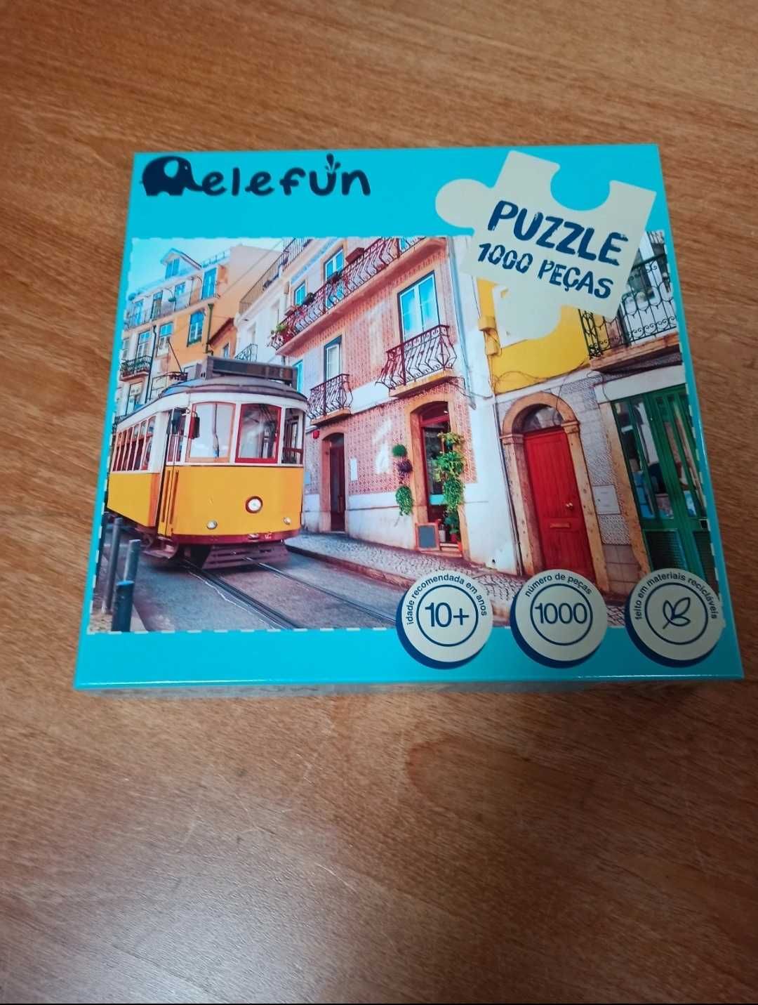 Puzzle Elétrico de Lisboa 1000 peças novo